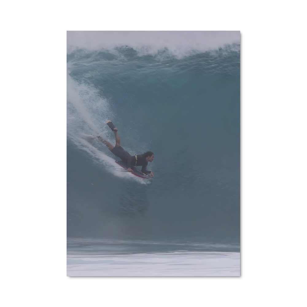 Poster Pipeline de bodyboarding